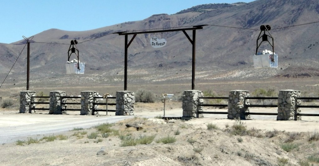 Entrance to the DeForest property